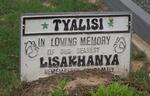 TYALISI Lisakhanya -2003