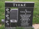 TYEKE Zoleka Varonica 1974-2009