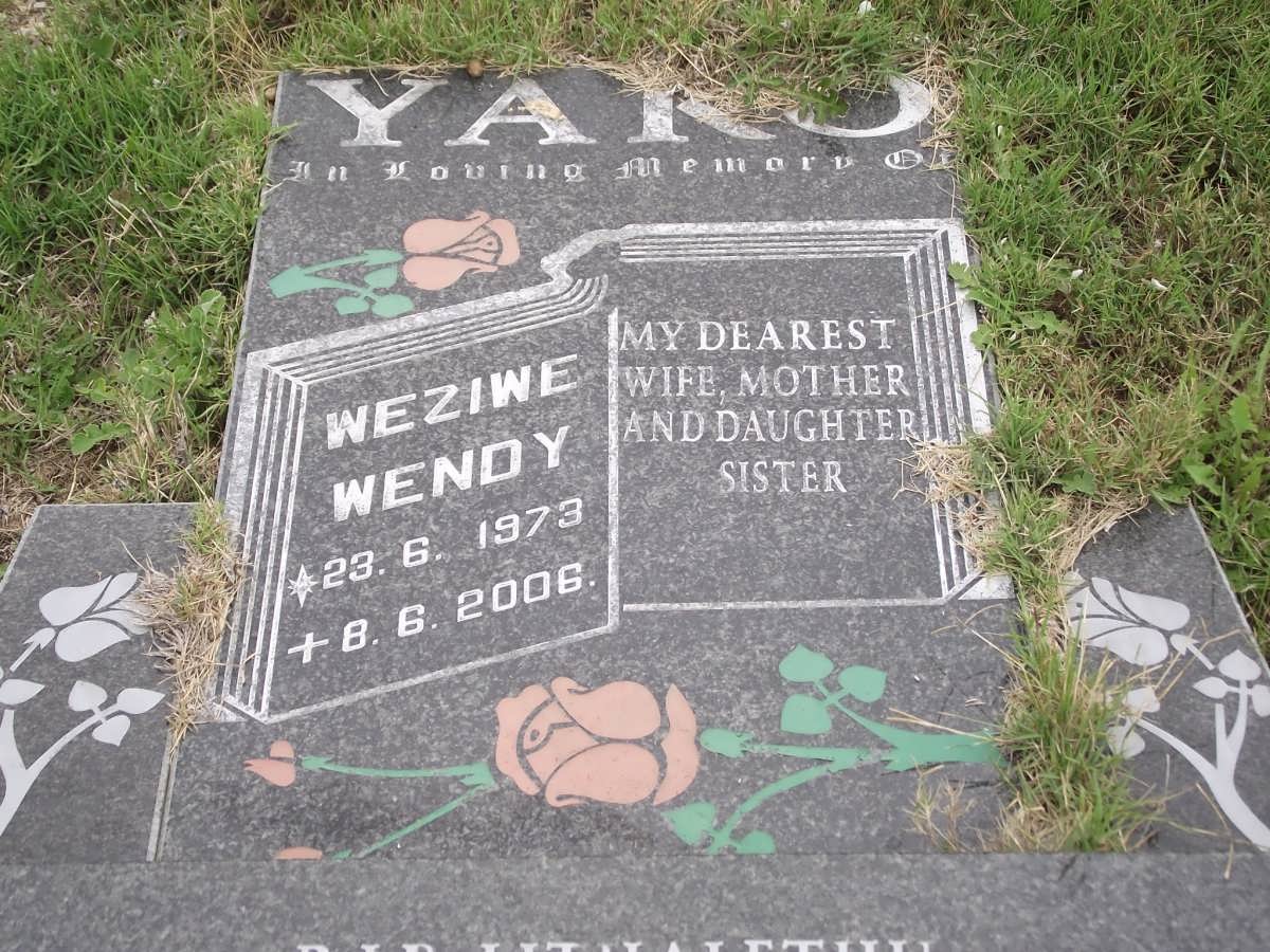 YARO Weziwe Wendy 1973-2006