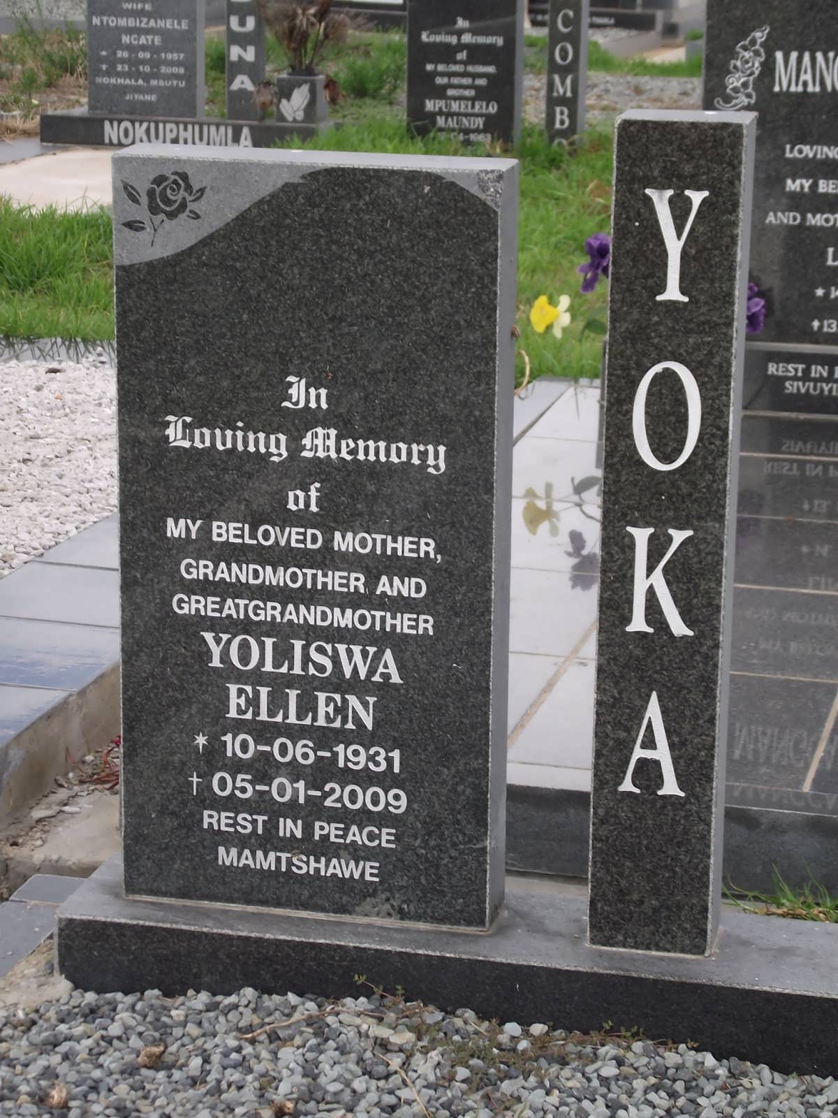 YOKA Yoliswa Ellen 1931-2009
