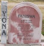 YONA Faniswa 1926-2002