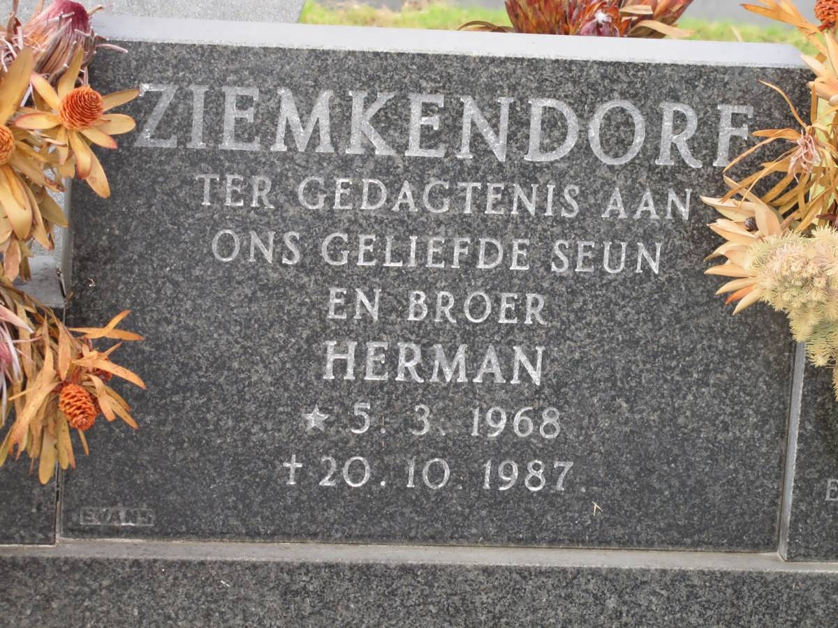 ZIEMKENDORF Herman 1968-1987
