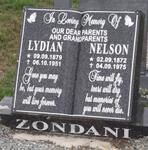 ZONDANI Nelson 1872-1975 & Lydian 1879-1951