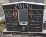 ZWENI John Galelekile 1913-1982 & Mary Vuyiswa 1924-2001