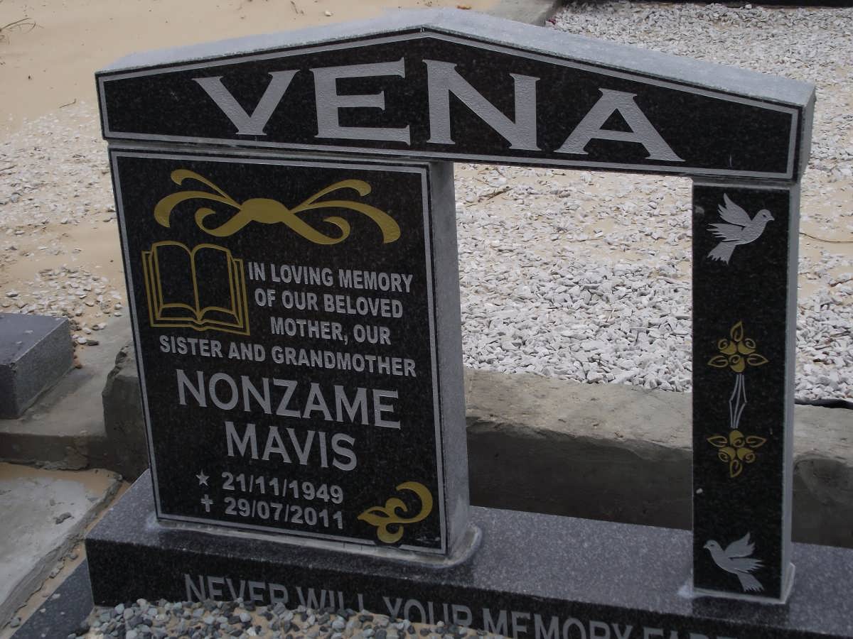 VENA Nonzame Mavis 1949-2011