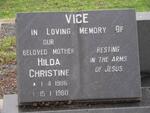VICE Hilda Christine 1906-1980
