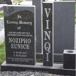 VINQI Nozipho Eunice 1945-2007