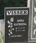 VISSER Anna Katriena 1935-2005