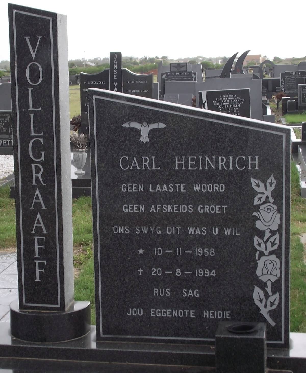 VOLGRAAFF Carl Heinrich 1958-1994