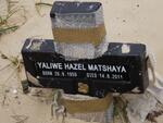 MATSHAYA Yaliwe Hazel 1959-2011