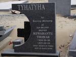 TYHATYHA Mzwabantu Thomas 1954-2011