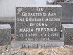 WEPENER Maria Fredrika 1895-1983