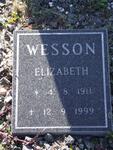 WESSON Elizabeth 1911-1999