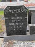 WEYERS Gert Petrus 1914-1973
