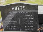 WHYTE James Albert 1915-1984 & Susara Elizabeth 1918-1975