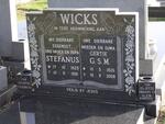 WICKS Stefanus 1925-1991 & G.S.M. 1926-2006