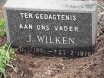 WILKEN J.A.K. 1881-1976