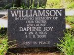 WILLIAMSON Daphne Joy 1935-2000