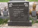 WILLIAMSON George Gray 1907-1979