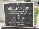 WILLIAMSON Lou 1927-1971