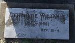 WILLMER Gertrude 1881-1962