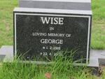 WISE George 1918-2005