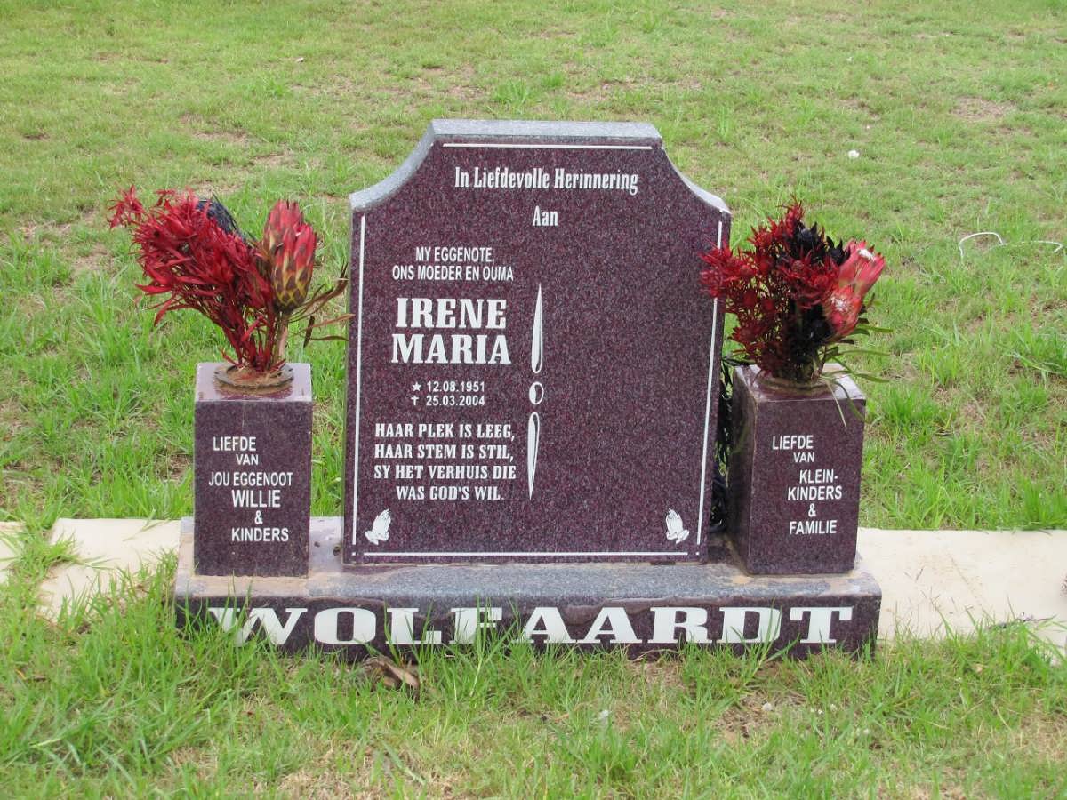 WOLFAARDT Irene Maria 1951-2004