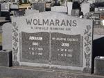 WOLMARANS Abraham P.M. 1909-1981 & E.J. 1897-1981
