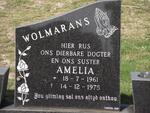 WOLMARANS Amelia 1961-1975