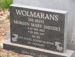 WOLMARANS Moreen Mary nee DE BEER 1950-2011