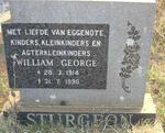 STURGEON William George 1914-1990
