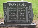 SWANEPOEL Christiaan Petrus 1944-1998 & Jeanetta Antionet 1944-2011