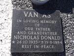 AS Nicholas Donald, van 1935-1984