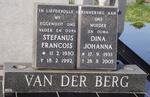 BERG Stefanus Francois, van der 1930-1992 & Dina Johanna 1933-2005