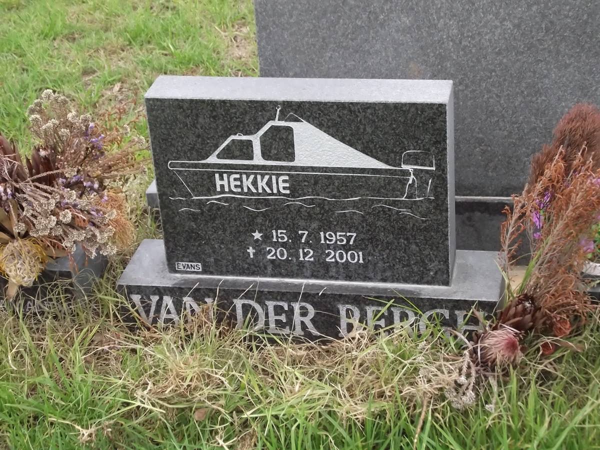 BERGH H.P., van der 1957-2001