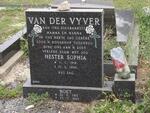 VYVER Boet, van der 1917-1999 & Hester Sophia 1918-1995
