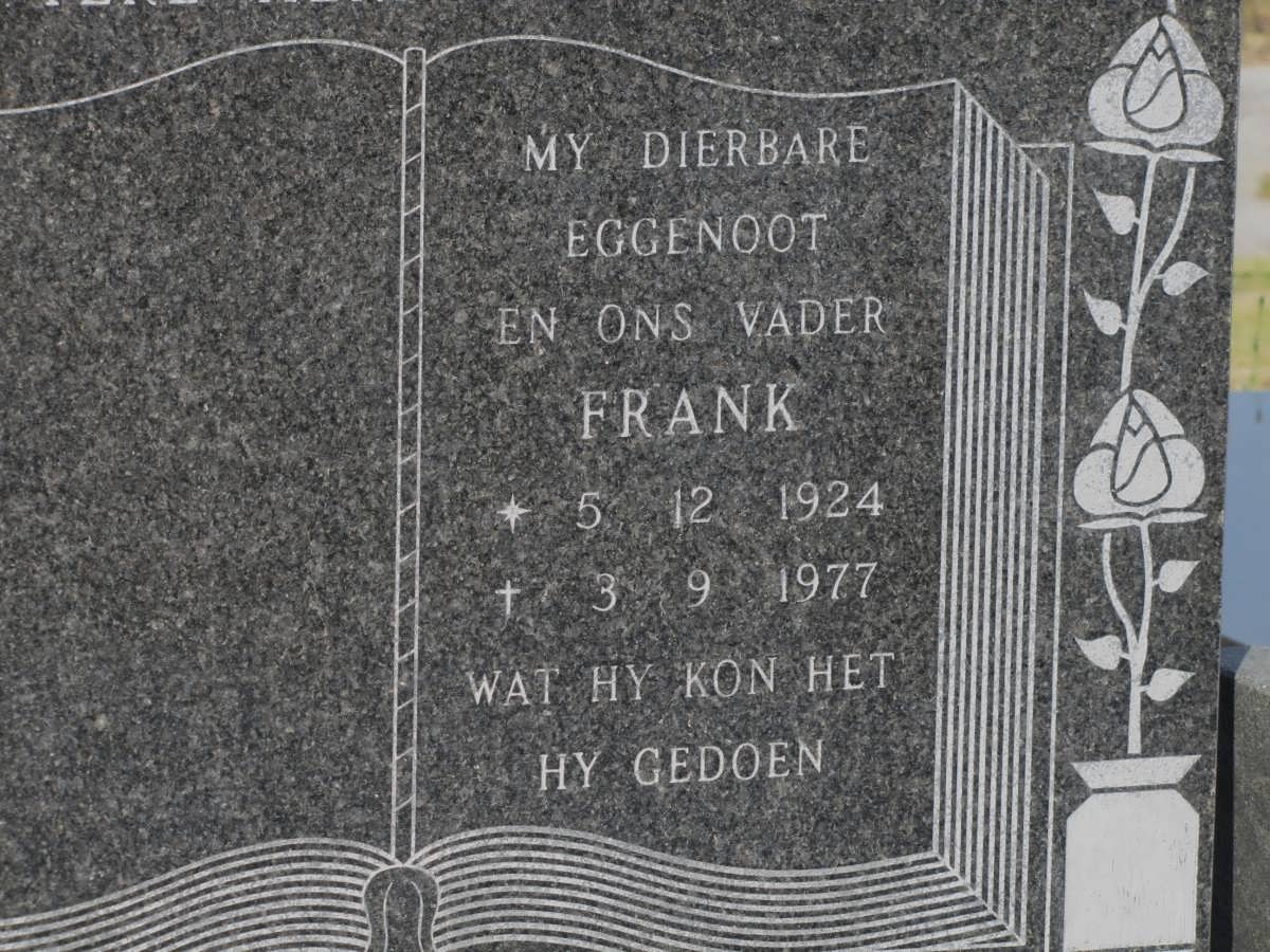 EEDEN Francois, van 1960-1988 :: EEDEN Frank, van 1924-1977