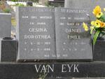 EYK Daniel Emile, van 1914-1987 & Gesina Dorothea 1917-1995