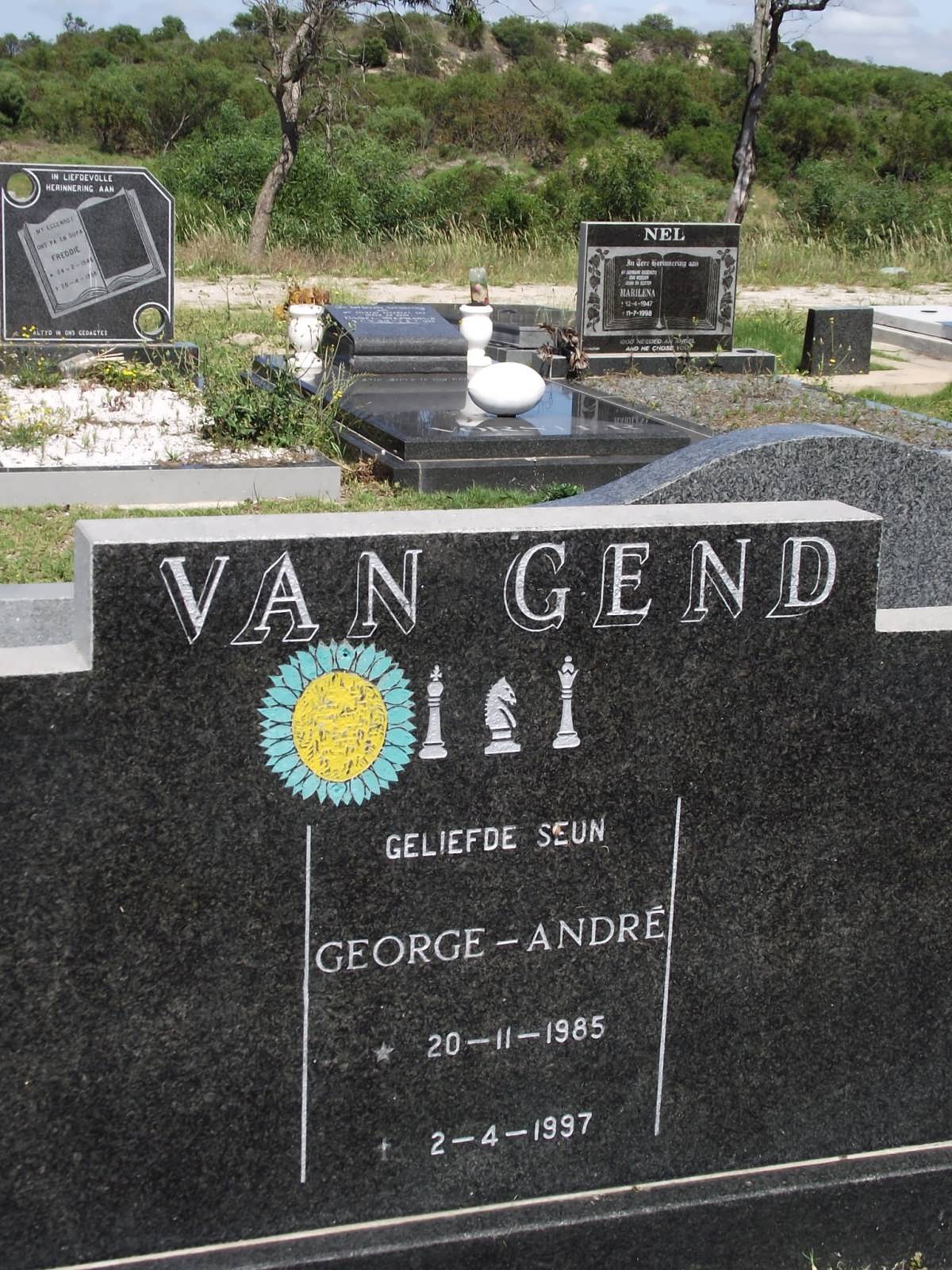 GEND George-André, van 1985-1997