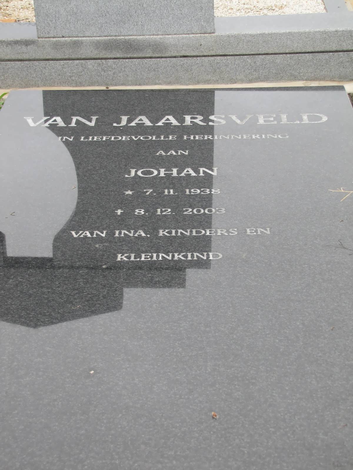 JAARSVELD Johannes B., van 1938-2003