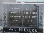 NIEKERK M.P., van 1898-1977