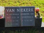 NIEKERK Rocco W., van 1918-1994 & Veronica 1922-