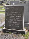 REENEN George Andrew, van 1908-1978