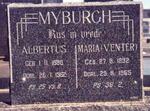 MYBURGH Albertus 1886-1962 & Maria VENTER 1892-1965