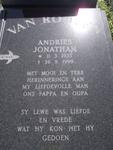 ROOYEN Andries Jonathan, van 1933-1999