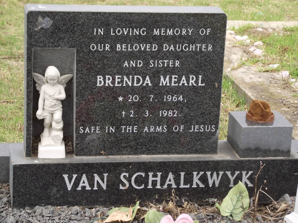 SCHALKWYK Brenda Mearl, van 1964-1982