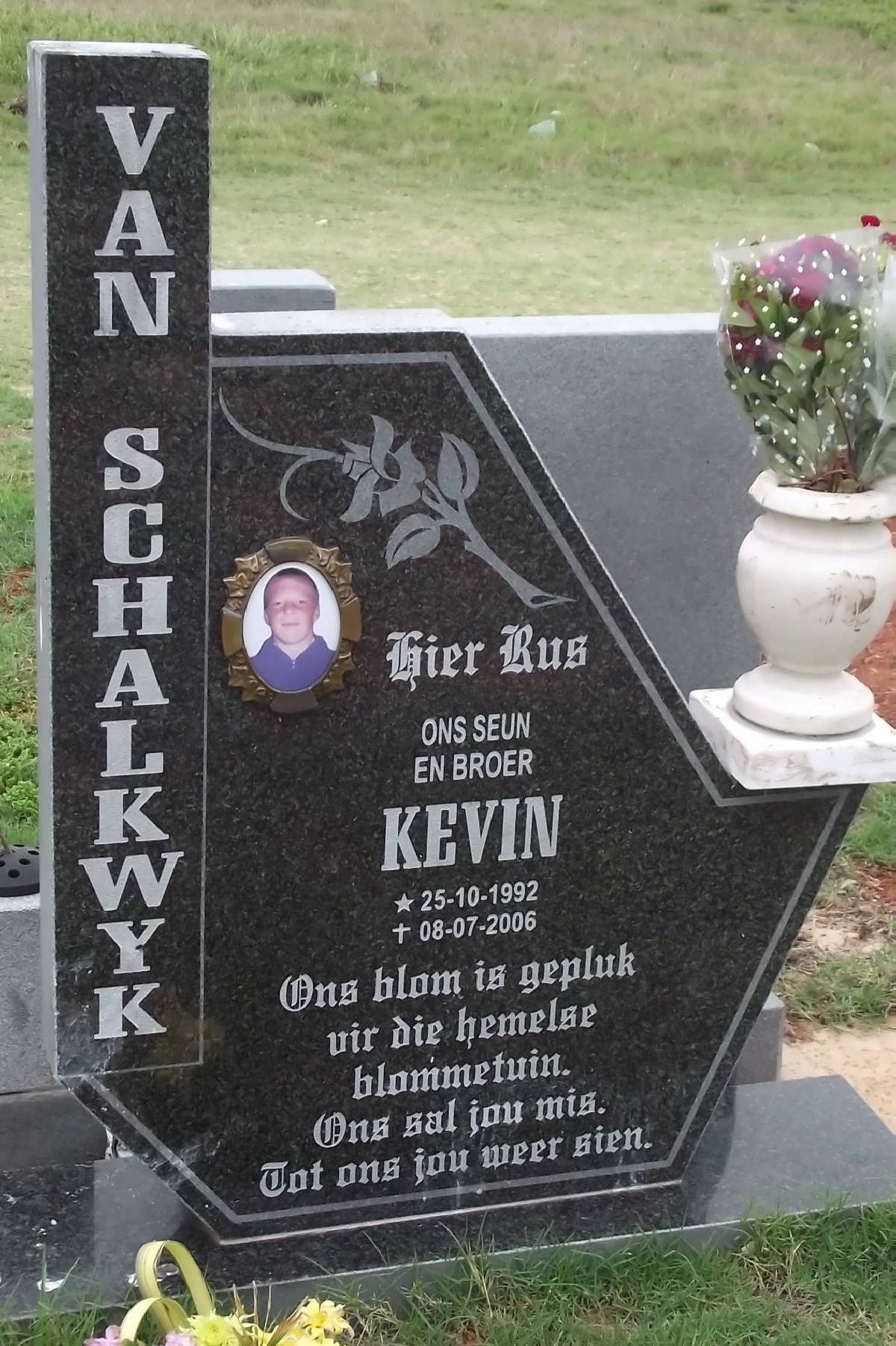 SCHALKWYK Kevin, van 1992-2006