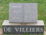 VILLIERS Vareena, de 1911-1998