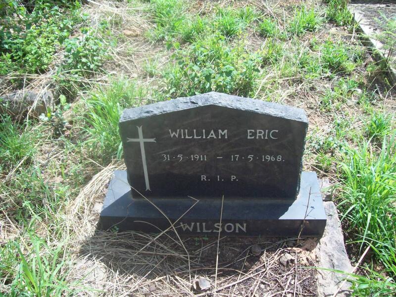 WILSON William Eric 1911-1968