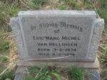 BELLINGEN Eric Mark Michel, van 1974-1974